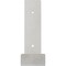 Ekena Millwork Steel Hanging Shelf Bracket, Hammered White 2"W x 12"D x 7"H BKTM02X12X07HSHWH - alternate 10